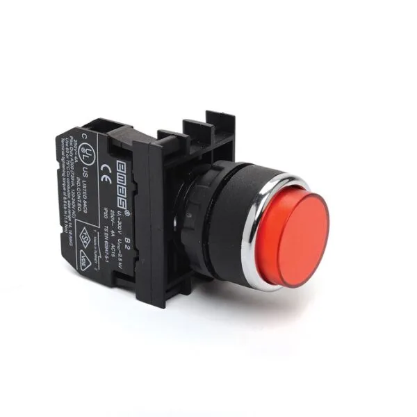 EMAS B Stop Çıkık Kafalı Kırmızı