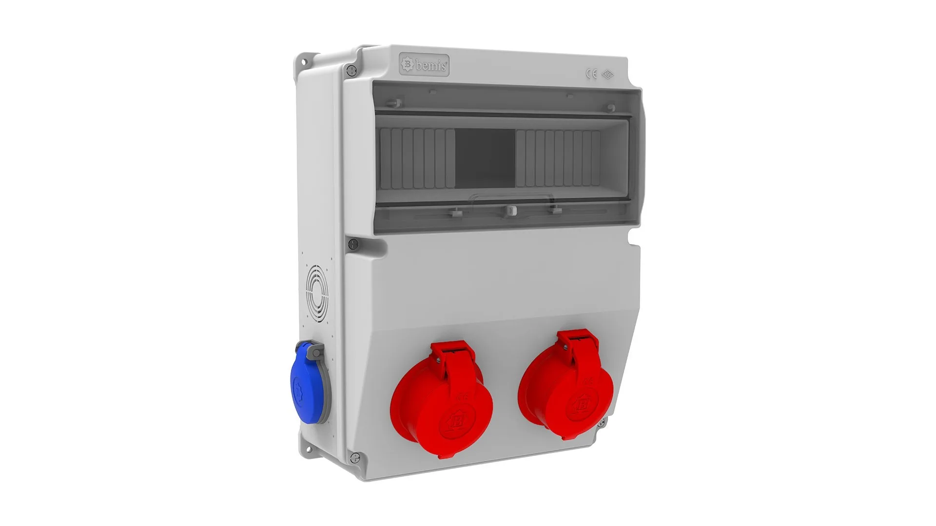 BD6M2205-2020 Bemis 3/25A. 380V. 2 Ad. Ön - 1/16A. 220V. 2 Ad. Yan (ABS) IP44 BD6M2205-2020 - Görsel 1