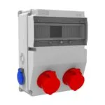 Bemis 5/16A. 380V. 2 Ad. Ön - 1/16A. 220V. 2 Ad. Yan (ABS) IP44 BD6M2218-2020