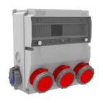 Bemis 5/16A. 380V. 3 Ad. Ön - 1/16A. 220V. 2 Ad. M.p. Yan (ABS) IP66 BD9M6314-2020