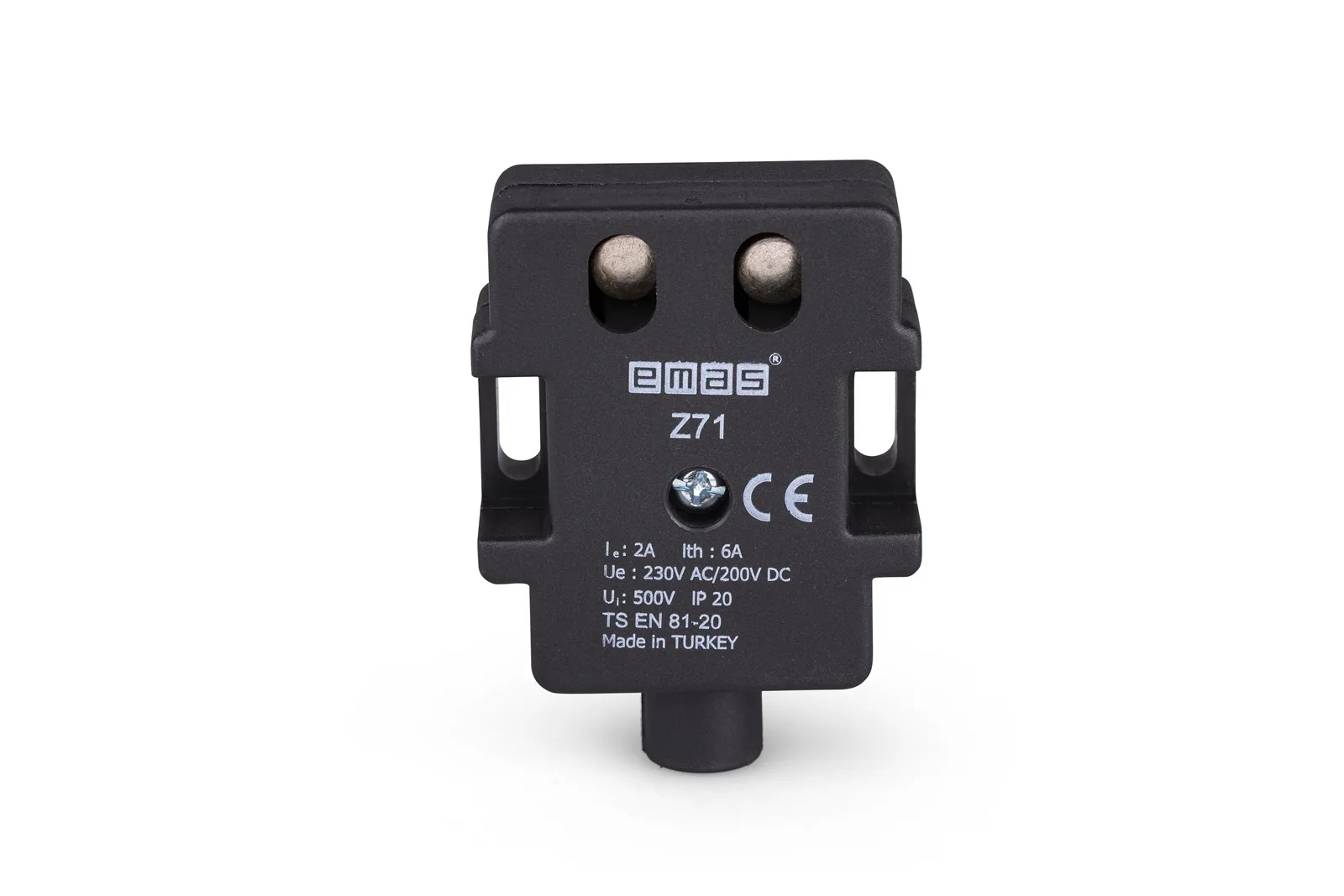 Z71 EMAS Asansör Anahtarı Tek Giriş - Görsel 1