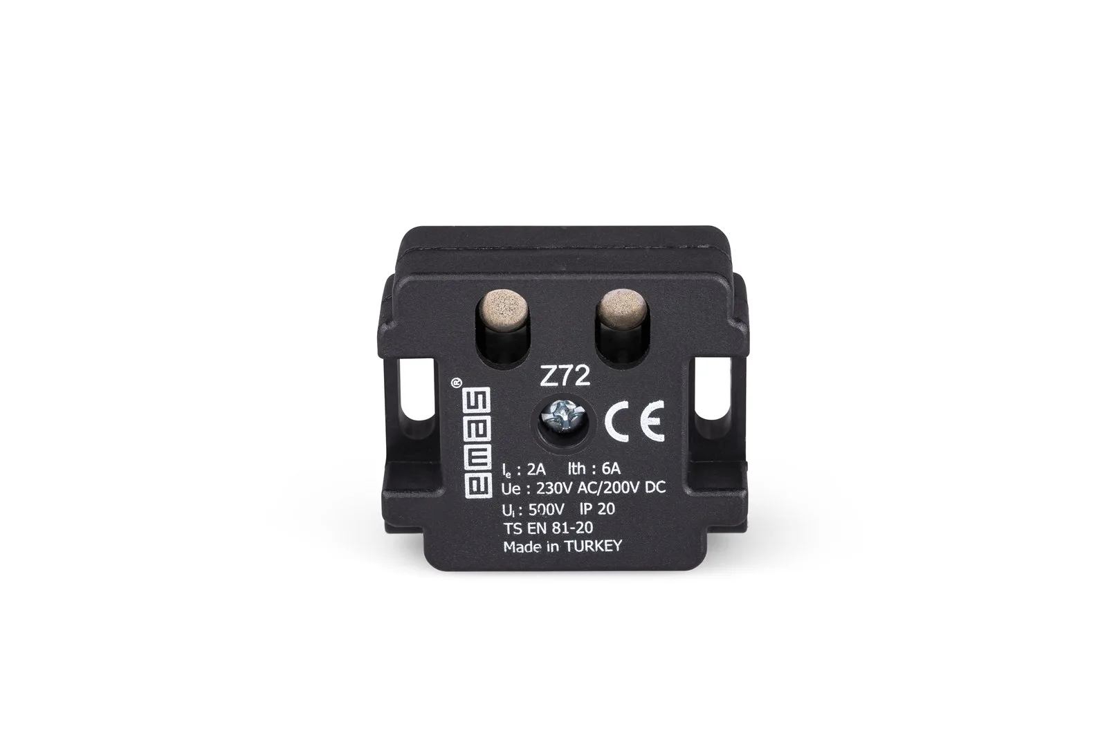 Z72 EMAS Asansör Anahtarı Çift Giriş - Görsel 1