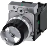 Siemens 0-1 Pozisyonlu Kilitli Mandal Buton 1NO Sirius Act Metal Ronıs
