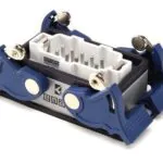 EMAS 10 Kontaklı Makina Fişi Alt Girişli Dört Man.makara EBM10FM44