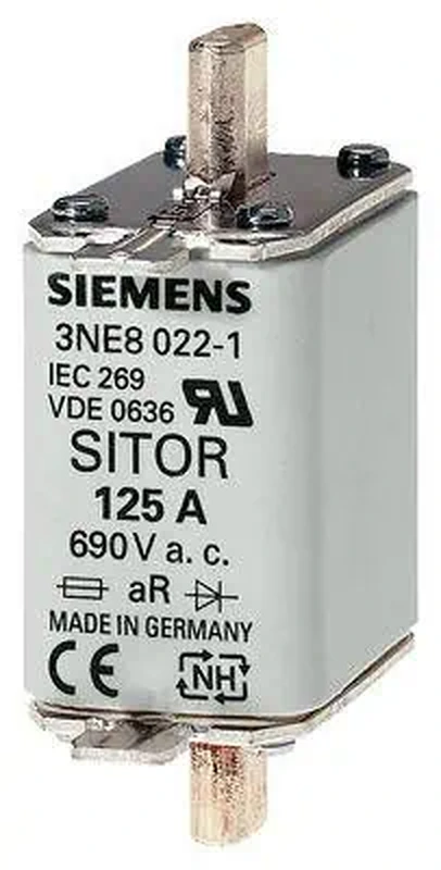 Siemens 100A Boy 00 Sıtor Sigorta 690V AC Gr-gs