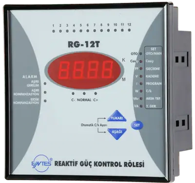 ENTES Rg-12T 144X144 220VAC Reaktif Güç Kontrol Rölesi