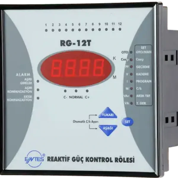 ENTES Rg-12T 144X144 220VAC Reaktif Güç Kontrol Rölesi