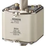 Siemens 1250A Boy 4 Genişlik 101.8MM Steatit Seramik Gövdeli Nh-bıçaklı Sigorta Buşonu