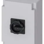 Siemens 125A 45 kW 3LD2 Kutulu Tip Pako Şalter IP65 Tahrik Kolu Siyah