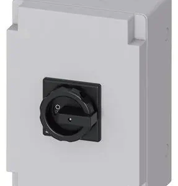 Siemens 125A 45 kW 3LD2 Kutulu Tip Pako Şalter IP65 Tahrik Kolu Siyah