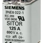 Siemens 125A Boy 00 Sıtor Sigorta 690V AC Gr-gs