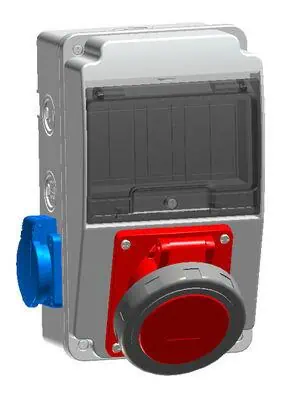 TP ELECTRIC 130X220 4X32A 1ÖN 1X16 2YAN KOMBİNASYON KUTUSU (KİL. KAP.) 8693151628401