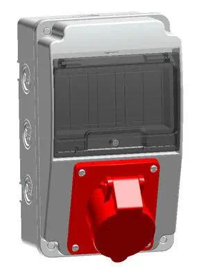 Tp Electric 130X220 5X16 IP44 Makine Prizi Ön