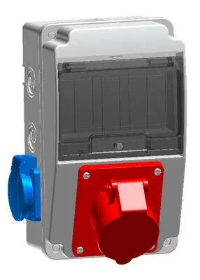 Tp Electric 130X220 5X16A Makine Prizi 1ÖN 1X16PP 2 Yan