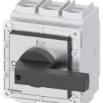 Siemens 160A 75KW Acil Stop Şalterleri Önden Tespitli Tahrik Kolu Siyah