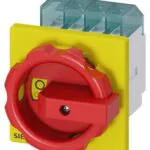 Siemens 16A 7,5 kW Acil Stop Şalteri Önden Tespitli