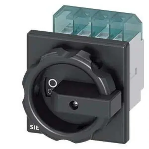 Siemens 16A 7,5 kW Acil Stop Şalteri Önden Tespitli Siyah