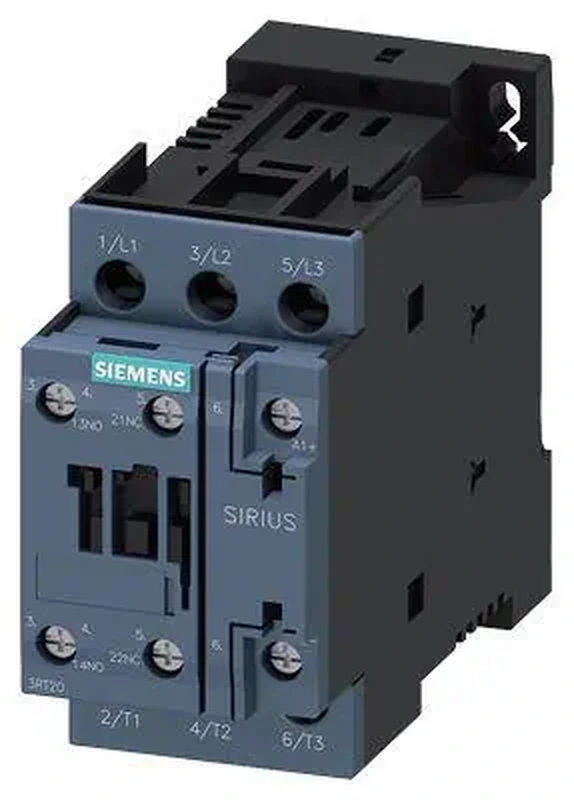 Siemens 18.5KW 38A 24VDC 1NO+1NC Sırıus Kontaktör Vida Bağlantılı