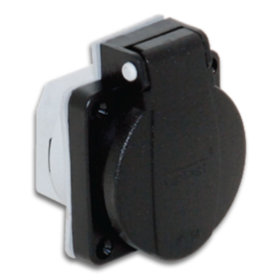 TP ELECTRIC PANO PRİZİ (16A) SİYAH 1X16 8693151301472