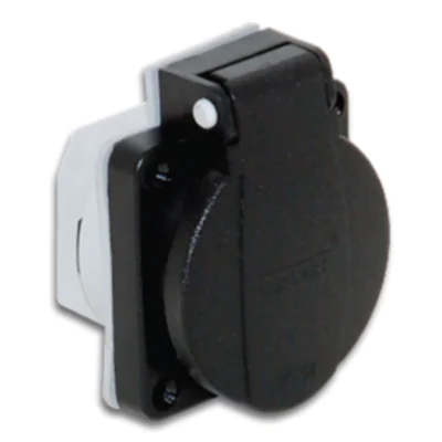 TP ELECTRIC PANO PRİZİ (16A) SİYAH 1X16 8693151301472