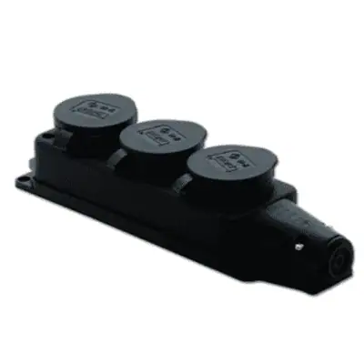 Tp Electric Üçlü Grup Priz 1X16 Kauçuk