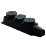 Tp Electric 1X16A Fransız Tipi Kauçuk Üçlü Grup Priz