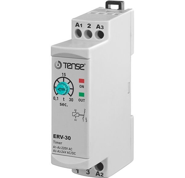 ERV-30D 0,1-30dk Ray Tipi (DIN) Zaman Rölesi TENSE