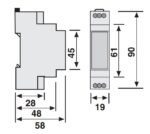 MCB-60 4sn-60sn Çekmede Gecikmeli Zaman Rölesi ENTES - Görsel 3