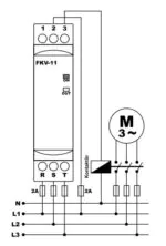 FKV-11 Nötrlü Motor (Faz) Koruma Rölesi TENSE - Görsel 2