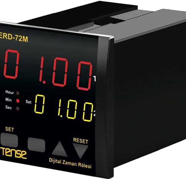 Tense Erd-72M 8 Farklı Çalışma Modlu 72X72MM Dijital Zaman Rölesi
