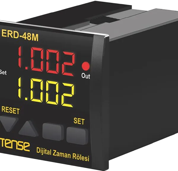 Tense Erd-48M 13 Farklı Çalışma Modlu 48X48MM Dijital Zaman Rölesi