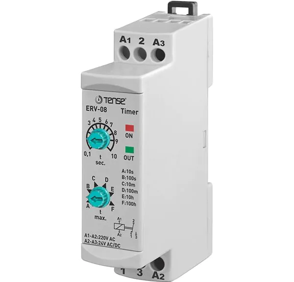 ERV-08 Multifonksiyonlu Zaman Rölesi TENSE
