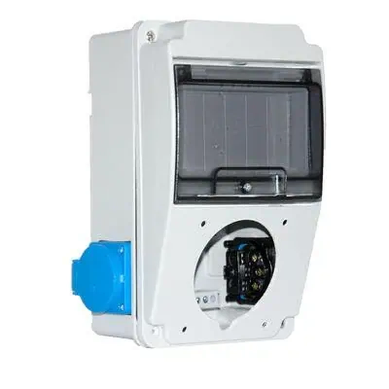 Tp Electric 220X300 CEE Mp Yuvası Boş Ön 2+PP 2 Yan Pano Prizi — Fiş / Priz