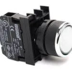 EMAS 22MM Buton Çift Dev Beyaz B102DB