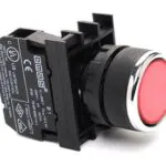 EMAS 22MM Buton Çift Dev Kırmızı B102DK