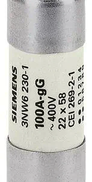 Siemens Kartuş Sigorta 22X58MM 63A Gg Silindirik Sigorta