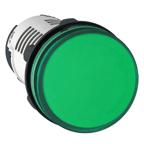 SCHNEIDER ELECTRIC YUVARLAK PİLOT IŞIĞI ÇAP 22 YEŞİL ENTEGRE LED 24 V VİDA KELEPÇ TERMİNALİ 3389110839722