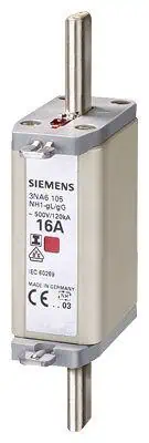 Siemens Nh Bayraklı Sigorta Buşonu Boy 1 250A