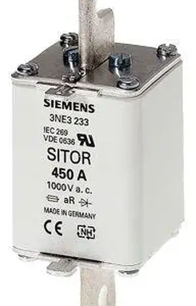 Siemens 250A Boy 1 Sıtor Sigorta 1000V AC Gr-gs