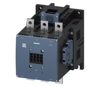 Siemens 250KW 500A 230VAC-DC 2NO+2NC Sırıus Kontaktör Vida Bağlantılı