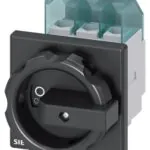 Siemens 25A 9,5 kW Acil Stop Şalteri Önden Tespitli Tahrik Kolu Siyah