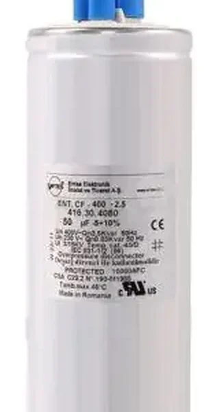 ENTES Tek Faz Kondansatör 2.5KVAR 400VAC 0.83KVAR 230VAC M0995