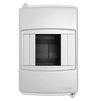 Vıko 3-4'lü Sıva Üstü Sigorta Kutusu - Mühürlü