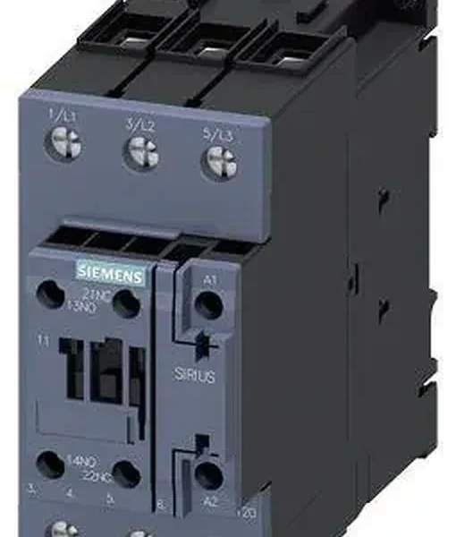 Siemens 37KW 80A 20-33VDC Bobinli 1NO+1NC Üç Fazlı Sırıus Kontaktör
