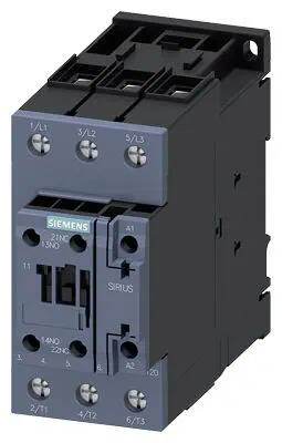 Siemens 37KW 80A 20-33VDC Bobinli 1NO+1NC Üç Fazlı Sırıus Kontaktör