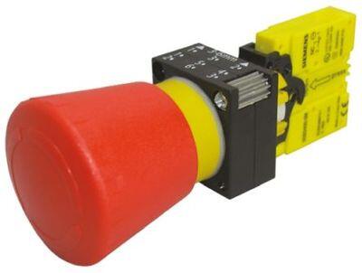SIEMENS ACİL DURDURMA BUTON PLASTİK 1NO+1 NC 4011209605688
