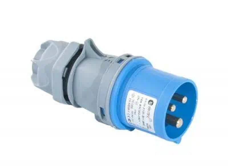 Tp Electric Düz Fiş 3X16 CEE Norm IP44 — Endüstriyel Fiş ve Prizler