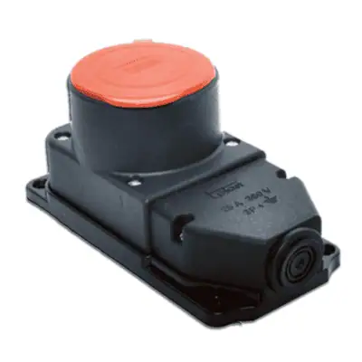 TP ELECTRIC 3X25 KAUÇUK DUVAR PRİZİ 8693151304039