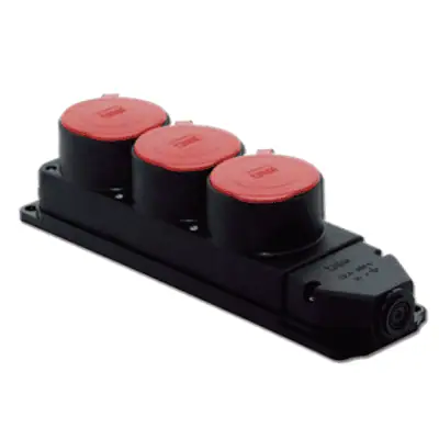 Tp Electric 3LÜ Grup Priz 3X25A Kauçuk