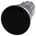 Siemens 40MM Metal Siyah Mantar Buton Sırıus Act